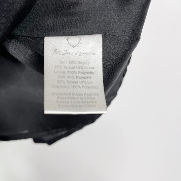 For Love and Lemons Small S Black Lace Back Halter Tank Top Sexy Open Back - Picture 7 of 10